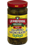 La Preferida Pepper Jalapeno Slice Hot Organic 115 oz