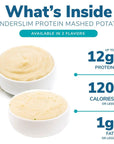 WonderSlim Instant Mashed Potatoes Sour Cream  Chives 11g Protein No Fat Gluten Free 7ct