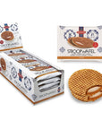 DAELMANS Stroopwafels Dutch Waffles Soft Toasted Caramel Office Snack Jumbo Size Kosher Dairy Authentic Made In Holland 18 2pack Stroopwafels Per Box 275oz each