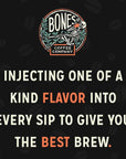 Bones Coffee Company Favorite Flavor Sample Pack with Specialty Mug  4 oz Pack of 5 Assorted Flavor Whole Coffee Beans  Medium Roast Coffee Beverages Whole