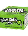 Now and Later Original Taffy Chews Candy 093 Bar apple 2232 Ounce Pack of 24