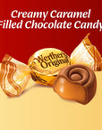 Werthers Original Caramel Filled Chocolate Candies for Holiday Indulgence  Delicious MeltinYourMouth Individually Wrapped Rich Creamy Caramel Covered in Smooth Chocolate for Adults 6oz  4 Pack