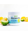 Electrolytes Powder Hydration | Real Food High potency | Lemon Lime 30 Servings | High potency Electrolyte powder | Hydration drink mix | Electrolyte Supplement with Potassium Magnesium Calcium