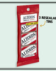 Wrigley's Altoids Smalls Peppermint Sugarfree Mint, 0.37 Ounce, 3 Count