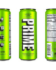 Prime Energy Drink Cans  Flavor Variety 5 Pack  200mg Caffeine Zero Sugar 300mg Electrolytes Vegan  12 Fl Oz Cans  By World Group Packing Solutions