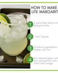 Miss Marys Lite Margarita Mix Keto Friendly Low Sugar Drink Mixer All Natural Ingredients Low Calorie Low Carb Single 375ml Bottle