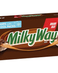 Milky Way Milk Chocolate Sharing Size Candy Bars 363 Ounce Pack of 24