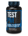 TEST PM Testosterone Booster & Sleep Aid Supplement for Men | Promote Recovery, Muscle Growth, Rest | Night Time Muscle Builder with Ashwagandha, L-Theanine, & More | 60 Natural Veggie Pills