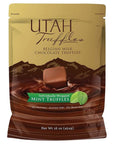 Mint Truffles  Utah Truffles Belgian Milk Mint Chocolate Truffles 16 oz bag