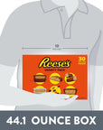 REESE'S Assorted Peanut Butter Candy Bulk Box, 44.1 oz (30 Count)