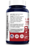 NusaPure L-Arginine - 1000 mg 200 Veggie Capsules (Non-GMO, Vegetarian & Gluten Free)