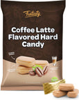 Funtasty Coffee Latte Flavored Hard Candy Pack 2 Pounds  Contains Caffeine Individually Wrapped