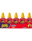 Lucas Gusano Fruity Chamoy Flavored Liquid Spicy Candy 126oz  10 Pieces Pack for Treats Fruit Snack Parties Piñatas