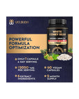 6in1 White Kidney Bean Extract 30:1 Capsules - 12050Mg 60 Counts 2 Months - with Garcinia Cambogia, Green Tea, Olive Leaf, Green Coffee Bean & Black Pepper - Body Health, Strength & Immune Support - Whlsome - Olive Oil