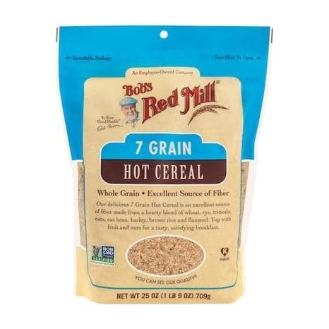 7 Grain Hot Cereal Bundle Includes Two 25 oz Resealable Bags of 7 Grain Hot Cereal Comes with Make Your Day Bag Clip - Whlsome - Cereal