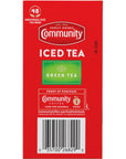 Community Coffee Green Tea Bags 48 ct Pack of 6