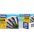 Goya Foods Premium Sardines in Olive Oil 425 Ounce Pack of 25