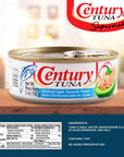 Century Tuna Flaked Light Tuna in Water  High in Protein and Rich in Omega 3 DHA Canned Tuna 5 Ounce Pack of 6