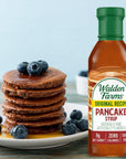 Walden Farms Pancake Syrup 12 oz Sweet Syrup  Near Zero Fat Sugar and Calorie  For Pancakes  Waffles  French Toast  Ice Cream  Desserts  Snacks  Appetizers and Many More