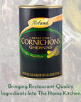 Roland Foods Premium Quality Small Cornichons Specialty Imported Food 41Liter Can