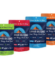 Variety Pack Kalahari Biltong AirDried Thinly Sliced Beef 2oz Pack of 4 Sugar Free Gluten Free Keto  Paleo High Protein Snack