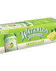 Waterloo Lemon-Lime Sparkling Water - Organic - 12 Pack x 355ml