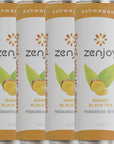 Zenjoy Mango Black Tea Relaxation Drink 4 Pack  Calming Drink with Ashwagandha  Lemon Balm  NonAlcoholic Beverage Infused with LTheanine for Enhanced Focus  12oz Cans