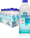 Jumex Hydrolit Quick Rehydration and Recovery Beverage Natural Coconut Flavor 211 fl oz BPAfree Bottle 12Pack