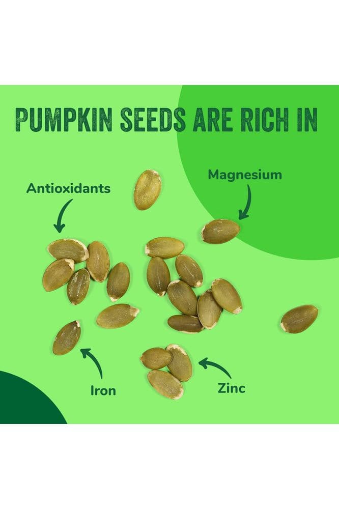 Raw Pumpkin Seeds (Papitas) 16 oz (1 lb) | No Preservatives | Batch Tested Gluten &amp; Peanut Free | Non-GMO | NO PPO | 100% Natural | Resealable Bag | Healthy | Premium Grade