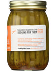 Ricks Picks Mean Beans Spicy Green Bean Pickles 15 oz