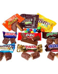 Holiday Chocolate Classic MARS Candy Snack Bars 6Lbs Individually Wrapped Mini Fun Size Candies Variety Bulk Mix 96 Oz Made In USA