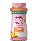 Nature's Bounty Optimal Solutions Hair, Skin & Nails with Biotin and Collagen, Citrus-Flavored Gummies Vitamin Supplement, 2500 mcg, 80 Ct