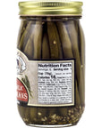 Amish Wedding Hot Garlic Dilly Beans 16oz Pack of 2