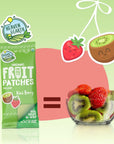 Heaven & Earth Organic Kiwi Berry Fruit Patches, 3oz (2 Boxes of 6 Packets) | All Natural Fruit Snack, Real Fruit, Healthy Snack Pack, Fiber Packed, Gluten Free & Vegan