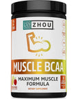 Zhou Nutrition Muscle BCAA Powder - 11.6 Ounce