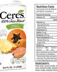 Ceres 100 All Natural Pure Fruit Juice Blend Medley of Fruits  Gluten Free Rich in Vitamin C No Added Sugar or Preservatives Cholesterol Free  338 FL OZ 338 FL OZ Pack of 1