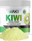 AKI KIWI Powder 529Oz150G Good In Nutrients  Vitamins Ideal Light Green Food Coloring for Protein Smoothies Juice Glazing Yogurt Popsicles or Desserts  GLUTENFREE VEGAN