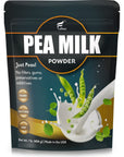 Folona Unsweetened Pea Milk Powder Sugar Free Nondairy Coffee Creamer Perfect for Tea Smothie and Cooking  Vegan Keto Paleo Friendly  1lb Plant Based Milk With 72 g Pea Protein Per Serving Shelf Stable Free of GMOs Soy Nut Gluten Lactose