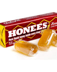 Honees Honey Filled Cough Drops  16oz Bar Pack of 24 MentholFree Lozenges  Temporary Relief from Cough  Soothes Sore Throat  All Natural