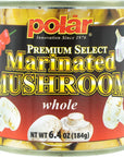 MW Polar Premium Select Whole Marinated Mushrooms 64oz Pack of 12