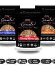 Zero Sugar Granola  VARIETY PACK  New Version  SugarFree Cereal Granola Keto Vegan Low Carb GlutenFree Low Sodium Healthy Snacks for Adults Kids Diabetics Paleo DairyFree and PlantBased Diet 3Pack