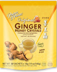 Prince of Peace Instant Ginger Honey Crystals 19oz 30Sachets