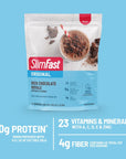 SlimFast Meal Replacement Powder Original Rich Chocolate Royale Shake Mix 10g of Protein 52 Servings Packaging May Vary