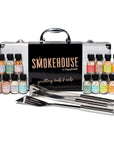 Smokehouse by Thoughtfully, BBQ Grilling Case and Rubs Gift Set - 5.0 Ounce