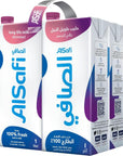 Al Safi Skimmed Long Life Milk - 4 X 1 Litre