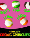 Premium Freeze Dried Candy Variety Pack with 4 Kinds of Candy  Space Sharks Cosmic Crunchies Moon Clouds Caramel Apple Comets and Stickers  Freeze Dried Candy Sampler Shipped in Box for Protection