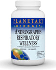 Planetary Herbals Andrographis Respiratory Wellness 895mg, Supports Healthy Immunity, 120 Tablets