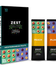 Zest Delites Fruit Leather Snacks, Healthy Snacks for Kids, Dried Fruit No Sugar Added, Fruit Jerky, Fruit Bar, Lavashak, Kids Snacks, Solely from Fruit, Fruit Rollup, Dye-Free Snacks, 0.88oz x 10