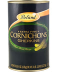 Roland Foods Premium Quality Small Cornichons Specialty Imported Food 41Liter Can