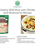 Bear Creek Creamy Wild Rice Dry Soup Mix Starter Kit Bulk 3Pack PrePackaged Cooks in 10 Minutes 24 Servings Bundle With Galley Grove Sugar Free Breath Mints